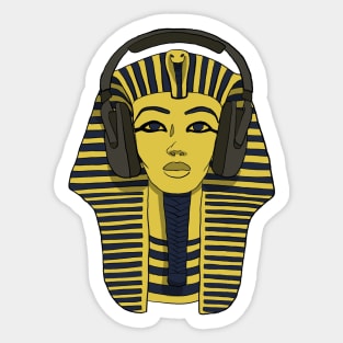 DJ Pharaoh in color Sticker